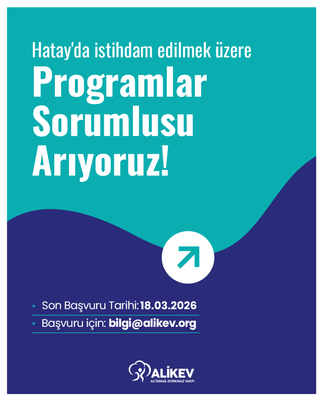 Programlar Sorumlusu Hatay İlanı